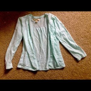 Teal sweater